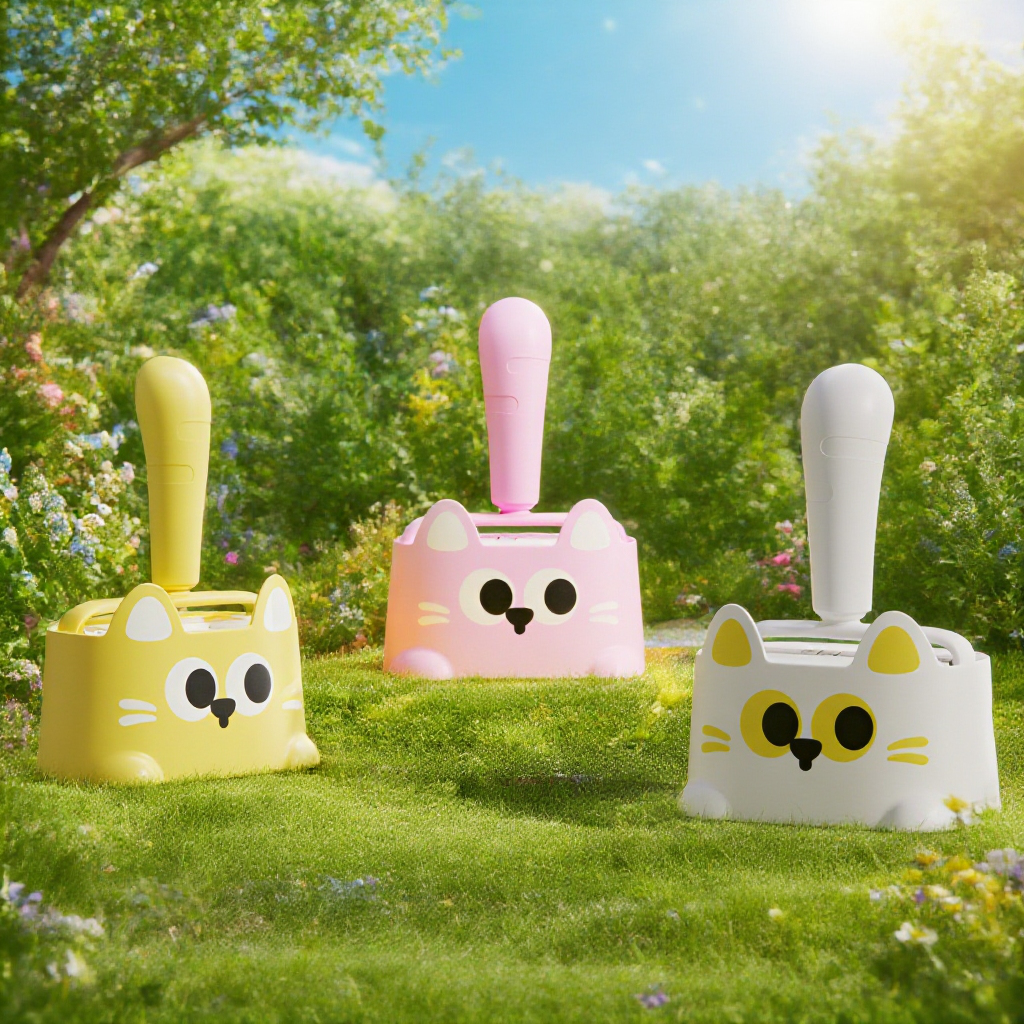 新しい猫柄・毛取りローラーセット