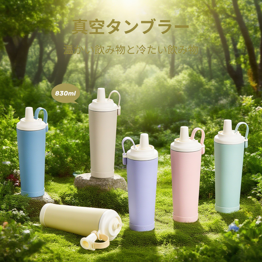 タンブラー ストロー付き 母の日 ギフト タンブラー 大容量 830ml 真空断熱 保温保冷 ステンレス 二重構造 こぼれない プレゼント/ビジネス/車用