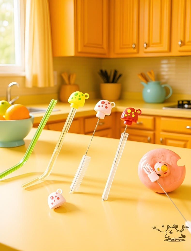 Cepillo de limpieza de extremos con diseño compacto