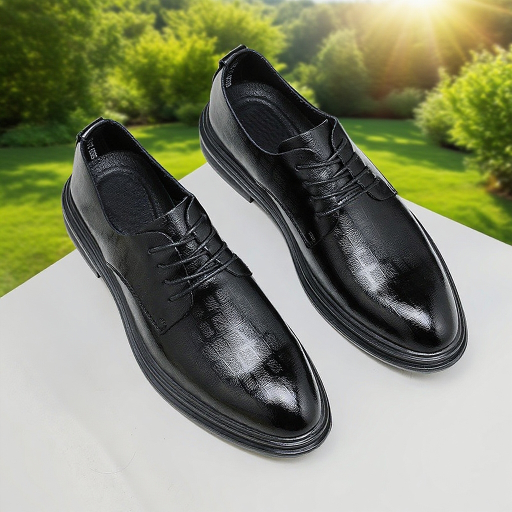 트렌디 비즈니스 영국 스타일 남성 가죽 신발