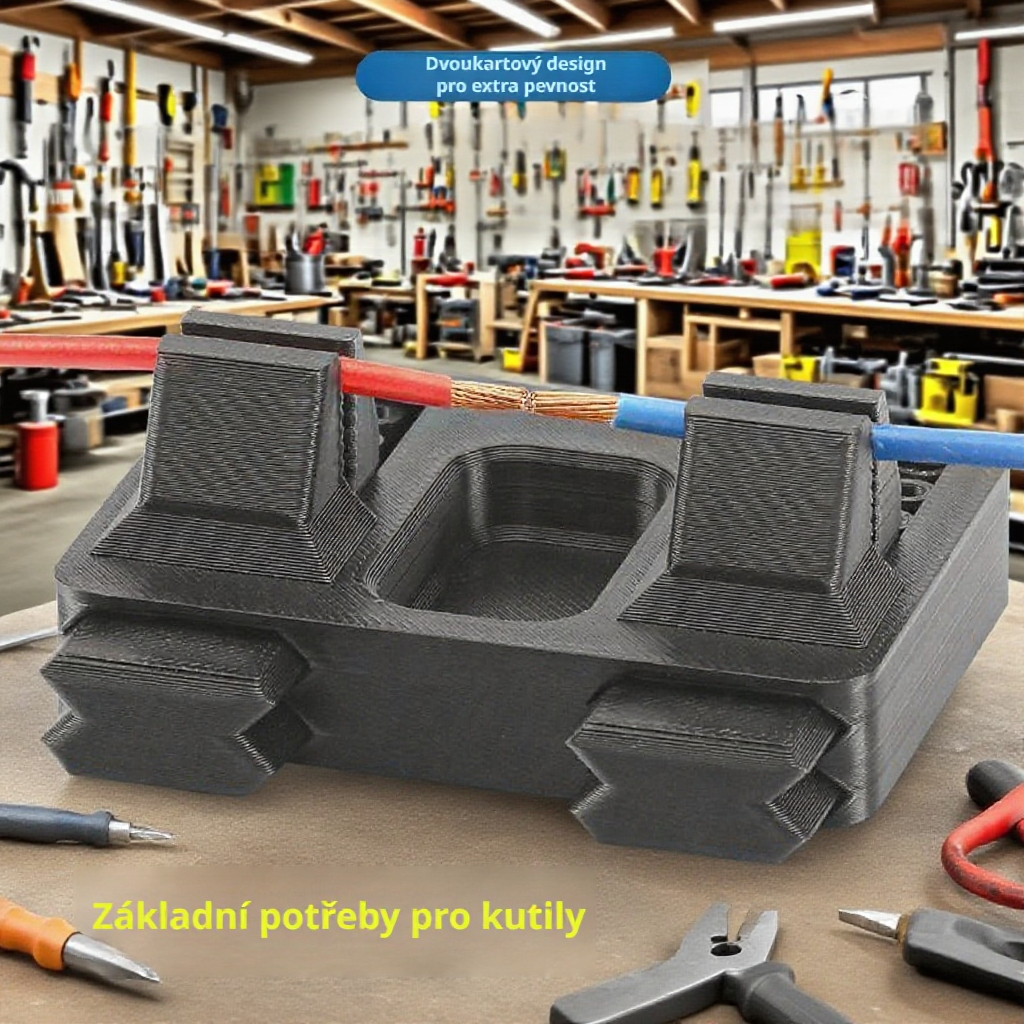  Držák pro upevnění elektrických vodičů při pájení