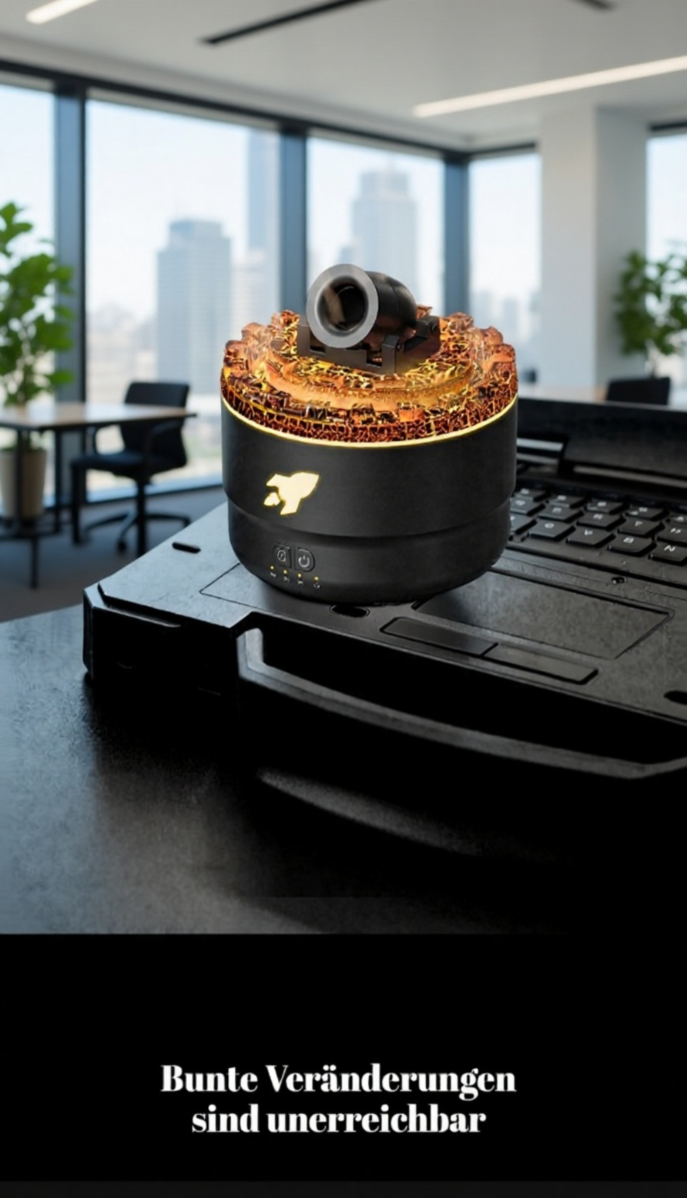 Diffusor im Schlafzimmer für entspannende Atmosphäre