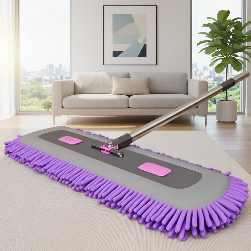 Wet Dry Flat Mop Flat Mop Big Absorbent Cleaning Solution Clip Cloth Hand Wash Free