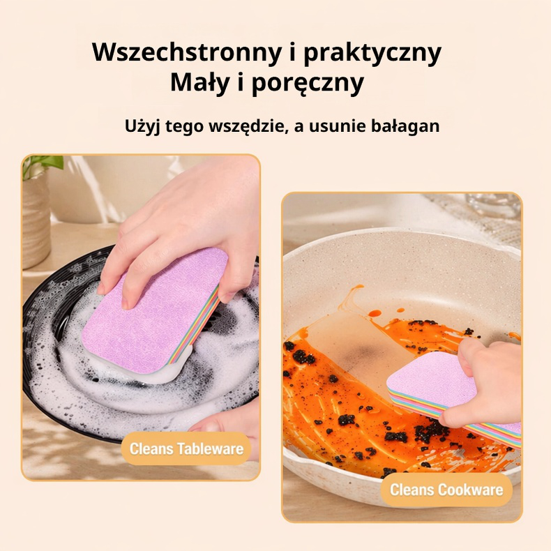 Wielofunkcyjna gąbka Rainbow do kuchni i biura