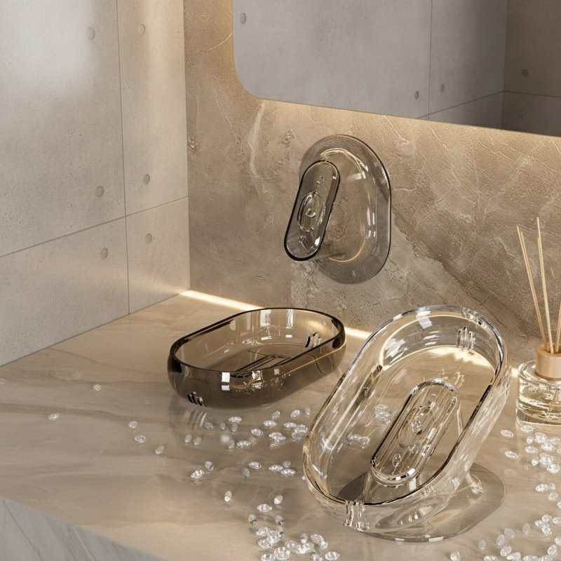 High-end Transparent Soap Case for Household