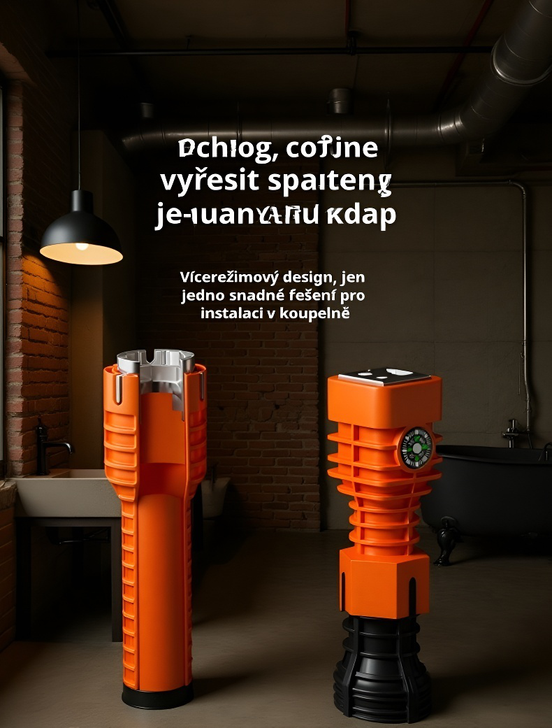 Univerzální klíč pro montáž kuchyňského dřezu