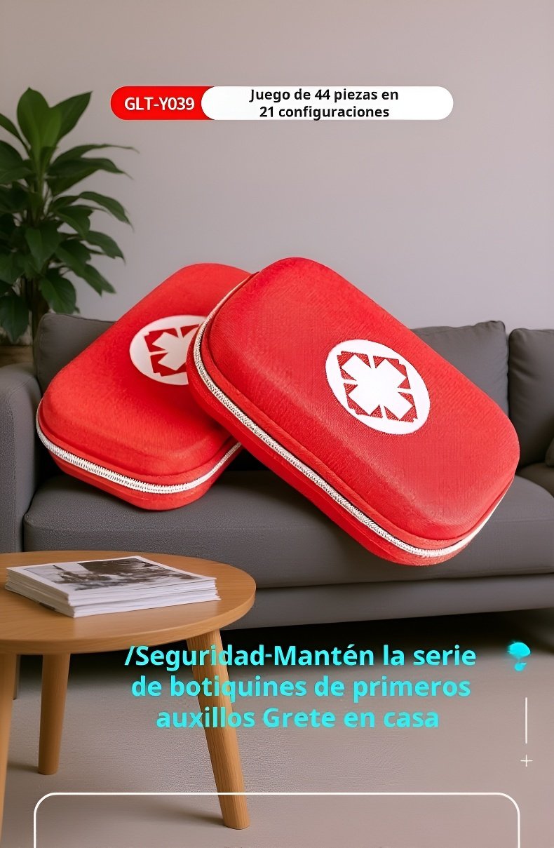 Botiquín de primeros auxilios EVA para uso familiar y automóvil