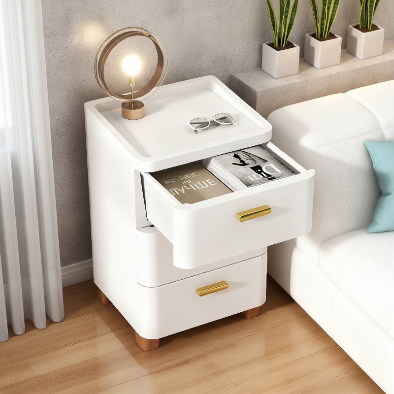 Mueble de almacenamiento moderno decorando una sala de estar
