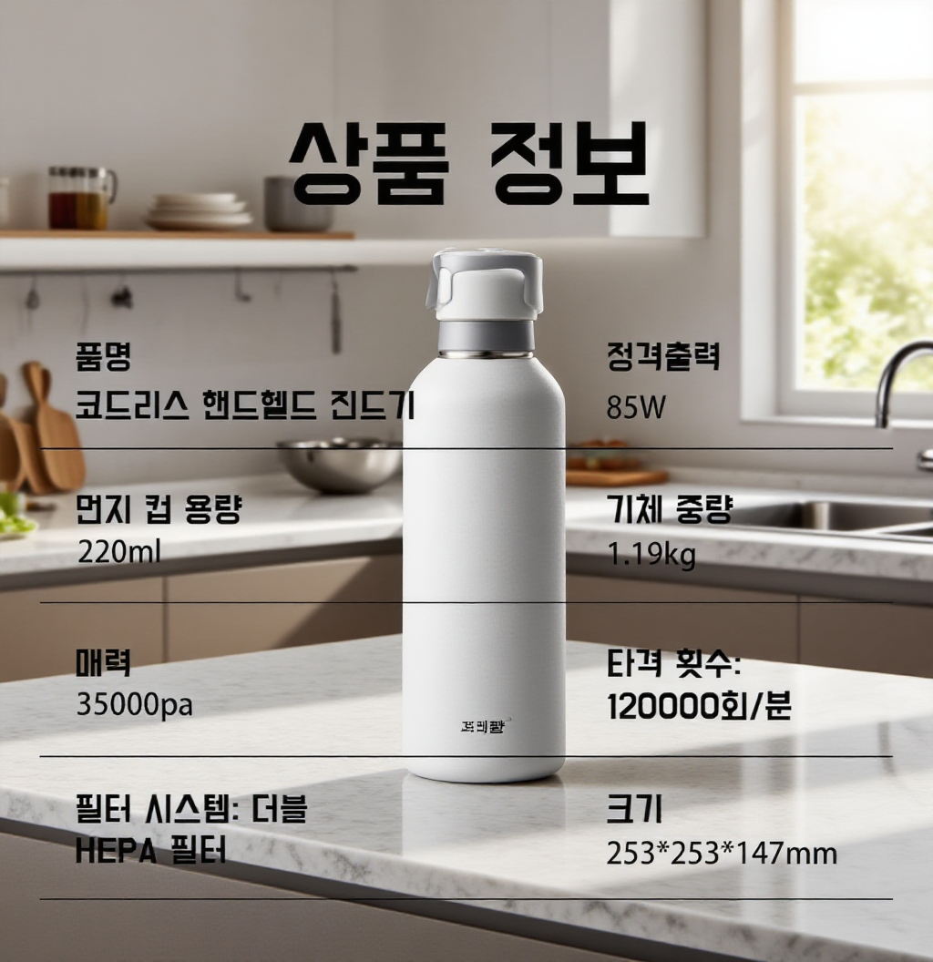 카펫 먼지와 진드기 제거하는 무선 청소기