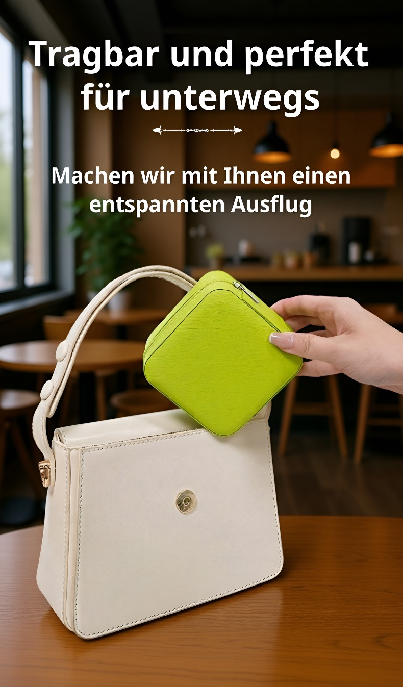 Schmuck Organizer mit Spiegel im Deckel