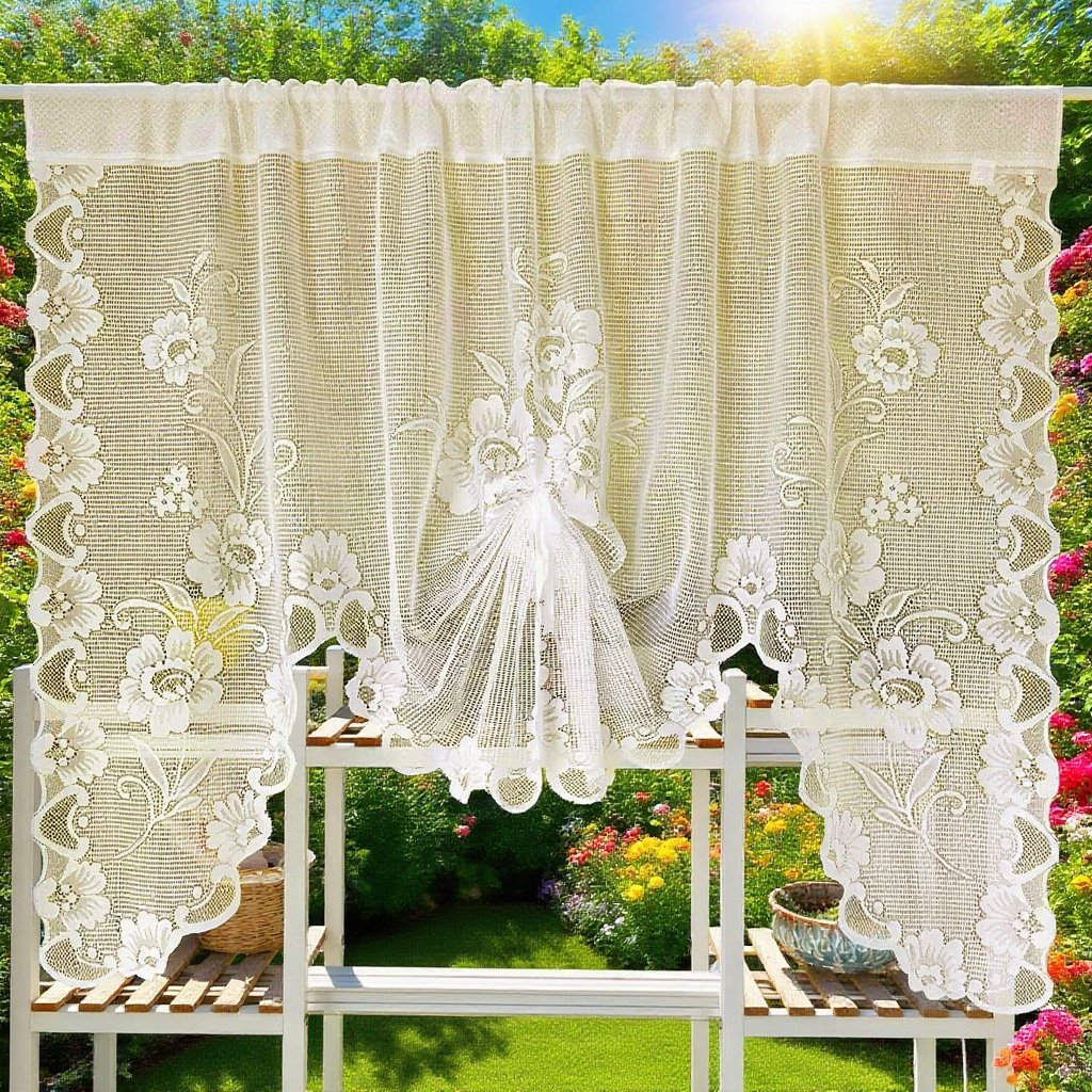 白色窗簾窗簾式抽拉簾經編紗簾