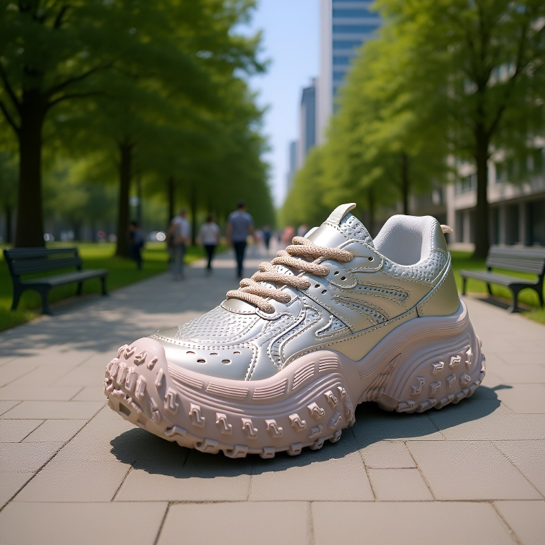 여 가을 통풍 운동화 아빠 신발 키높이 신발 밑창 메쉬 슬립온 여학생 운동화 메쉬 아빠 신발