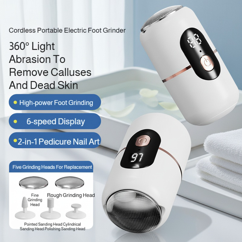 Rechargeable Automatic Efficient Foot Grinder