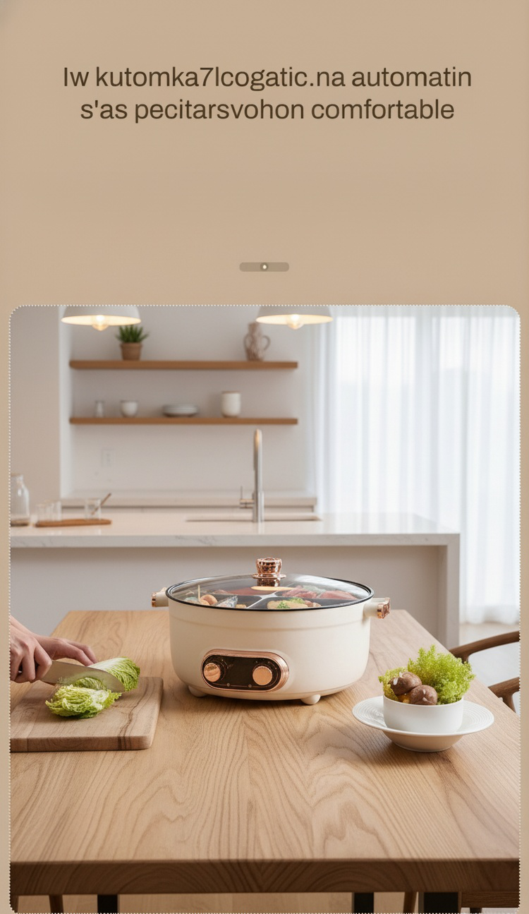 Kompaktes Design des elektrischen Kochbehälters für kleine Küchen