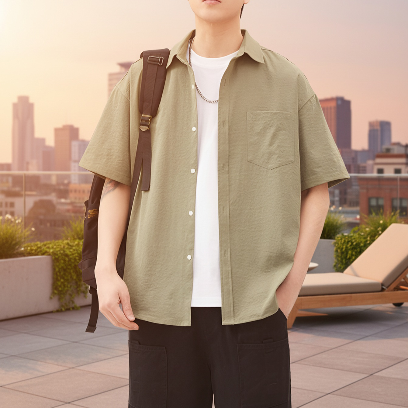 데일리룩에 어울리는 남성 셔츠