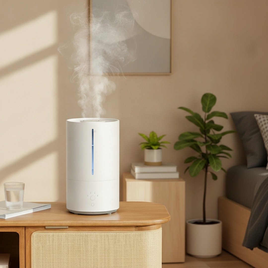 Leiser Luftbefeuchter mit Aromatherapie und Sterilisation für Schlafzimmer