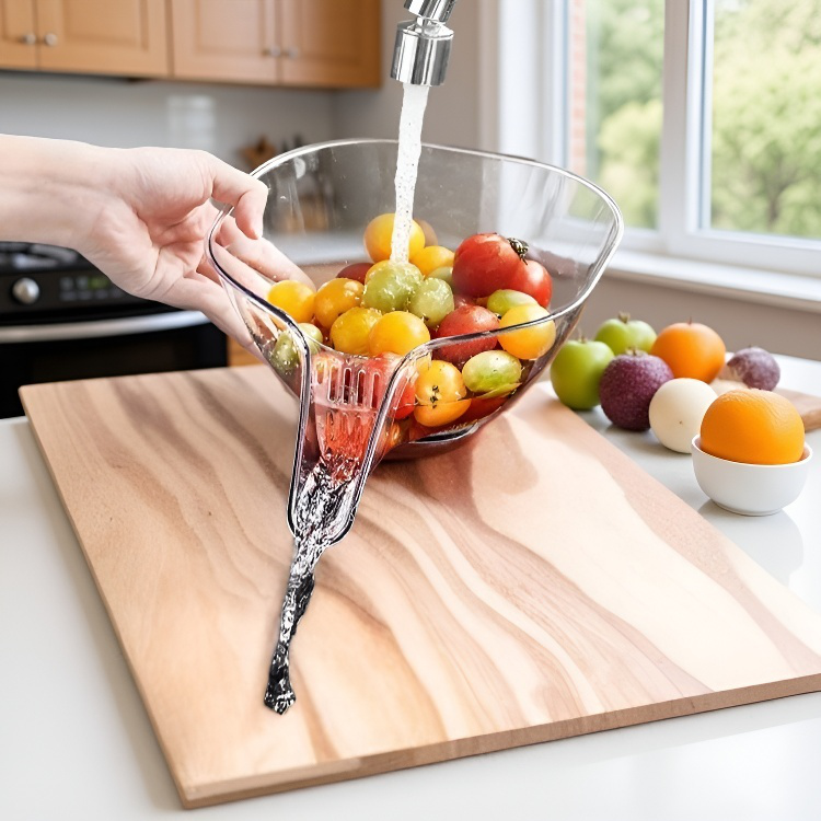 Panier d'égouttage pliable pour cuisine, panier de drainage multifonction pour évier domestique
