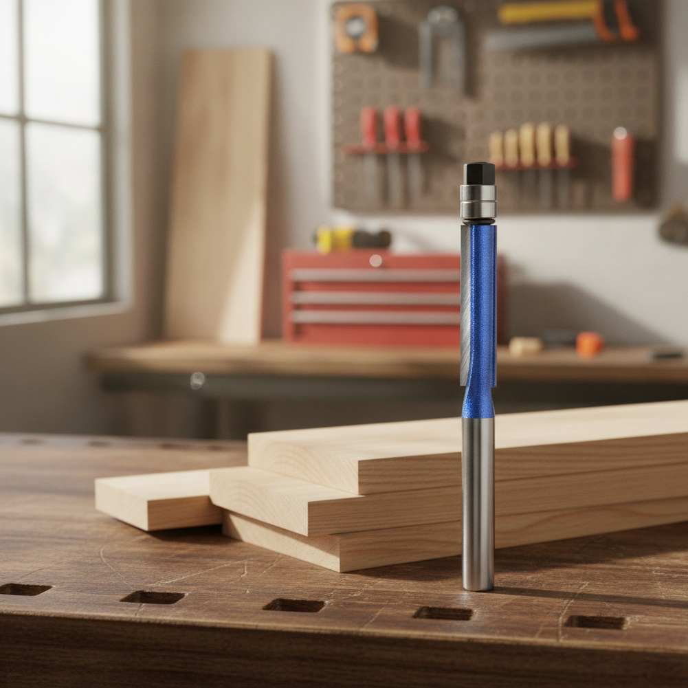 Corte preciso con fresa doble filo para madera