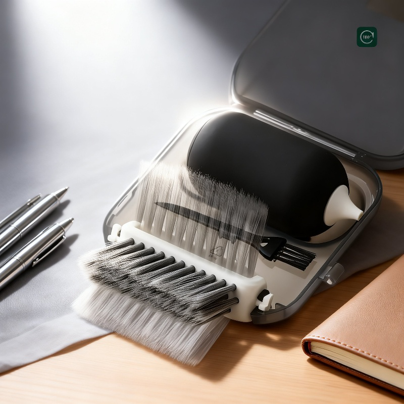 Cepillo de limpieza multifuncional portátil, apto para teclados