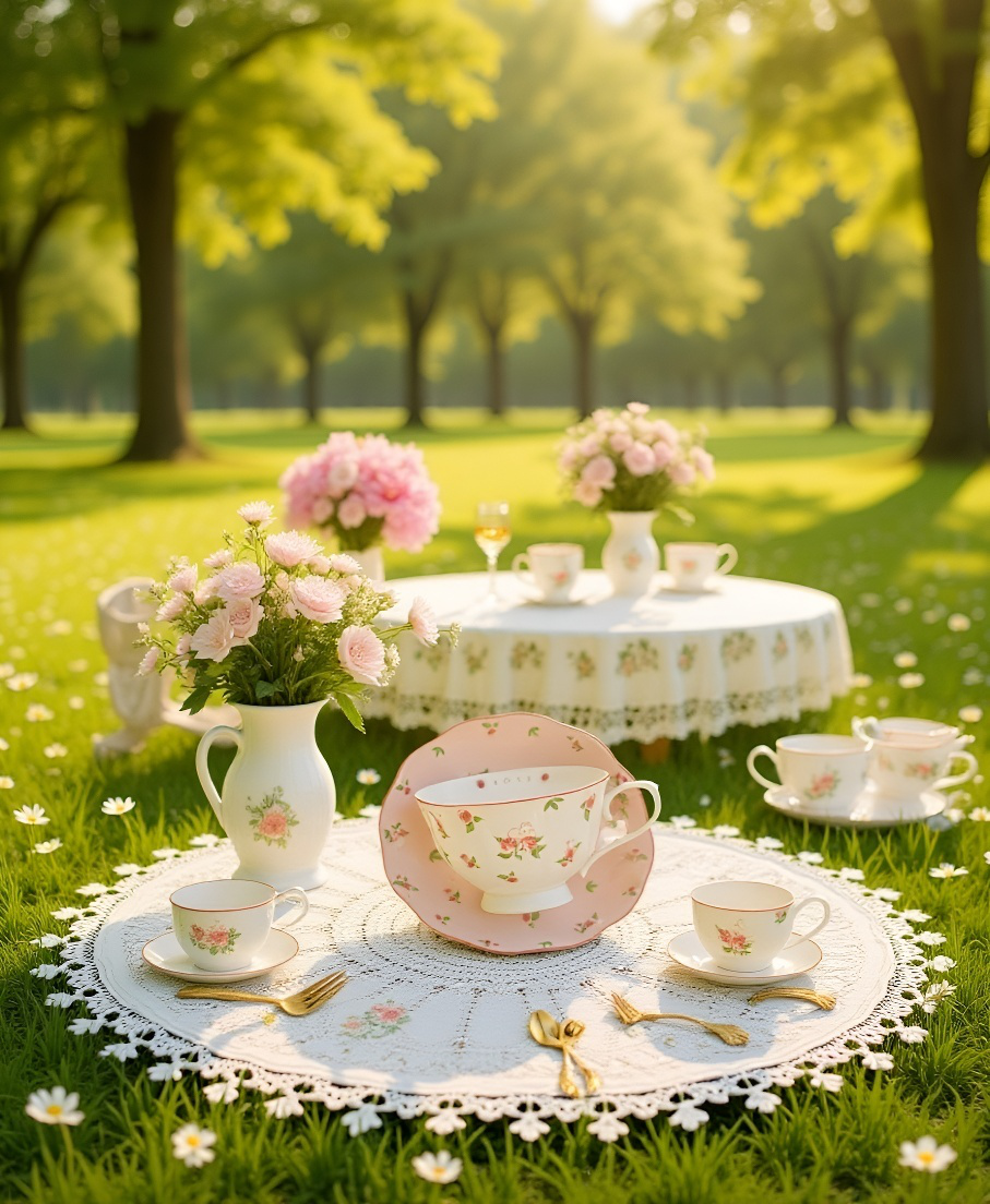 高品質なフランス陶器コーヒーカップの質感アップ写真