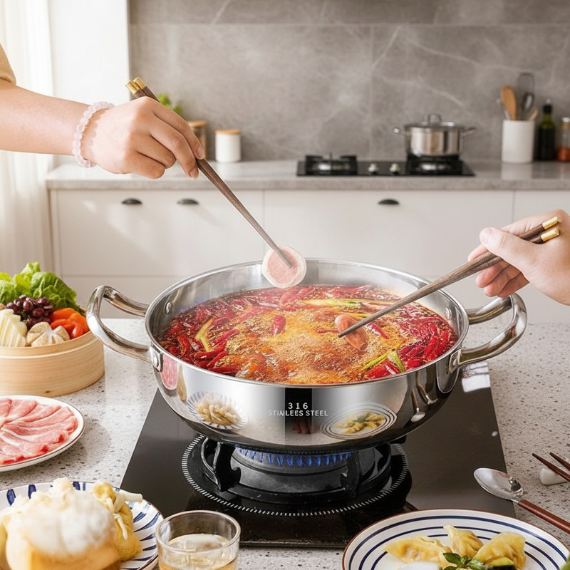 Household Induction Cooker Special Double Ear Soup Pot