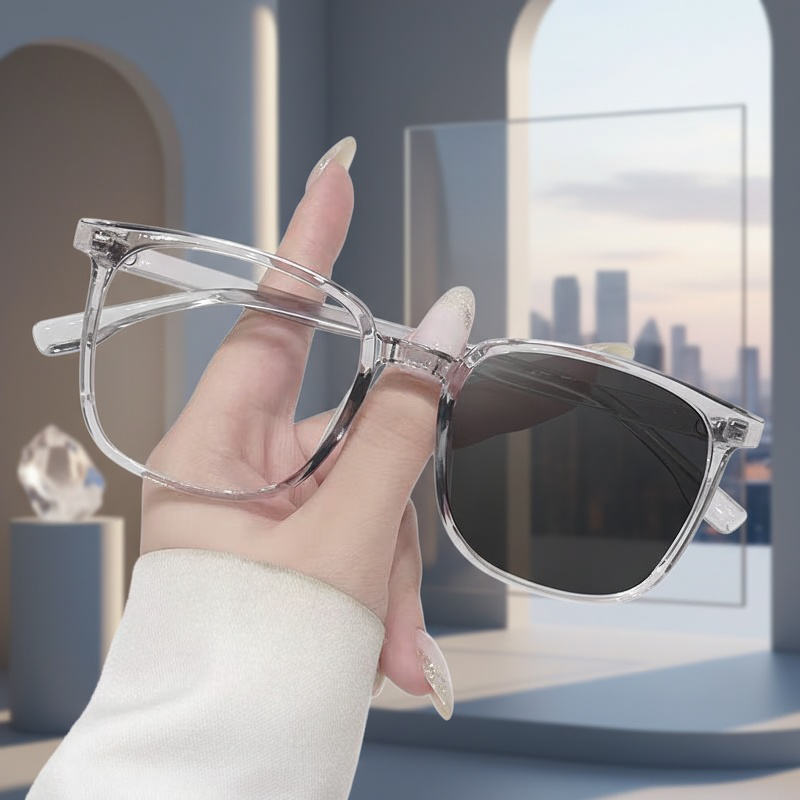 Lunettes optiques à réglage de lumière, style polyvalent