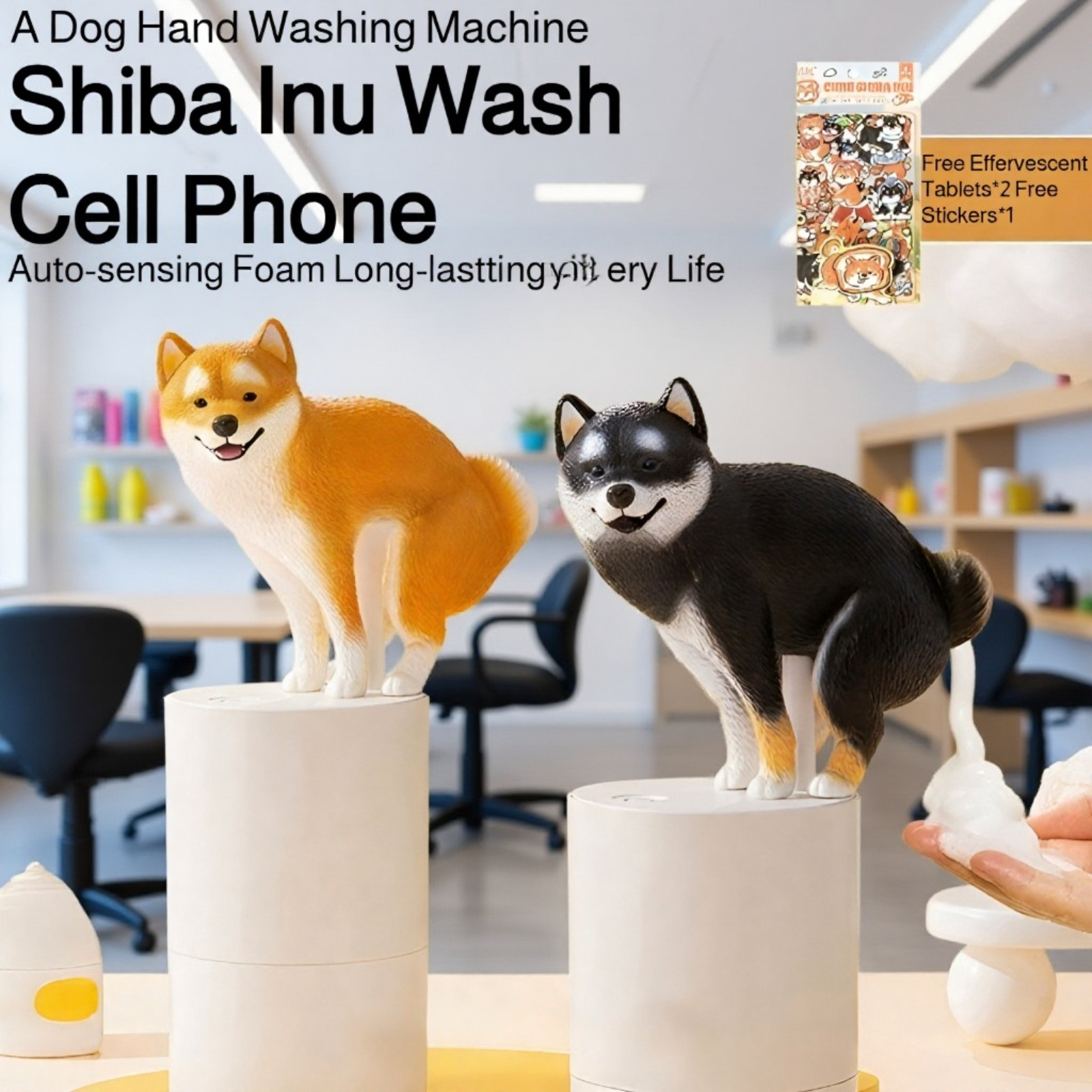 Funny Pigeon Poop Foam Soap Dispenser