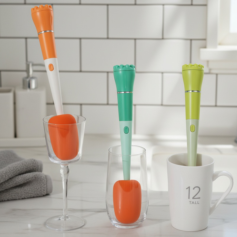 Multifunction Long Handle Cup Cleaning Brush for Bottles and Glasses