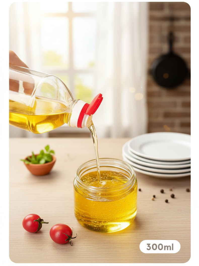 Home kitchen high pressure oil sprayer bottle