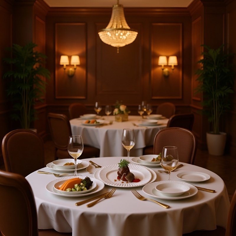 白色陶瓷壓花餐具套裝