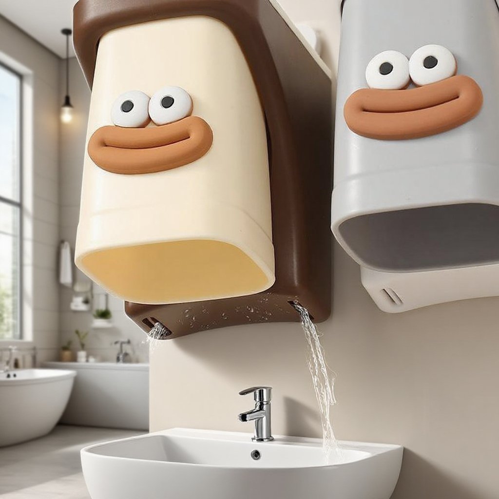 卡通式倒掛磁吸式漱口杯