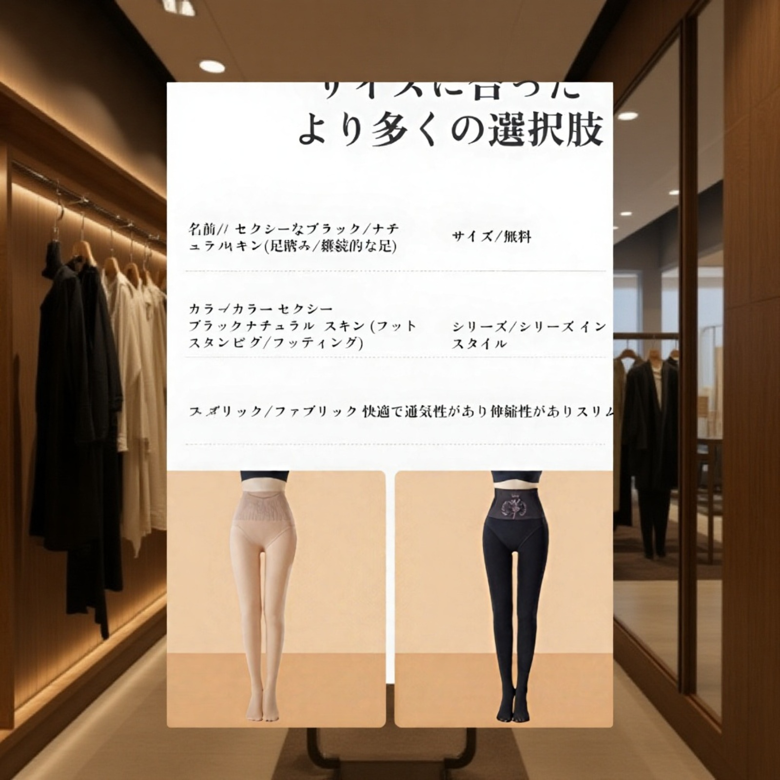 水光腹上げヒップボトミングパンツ