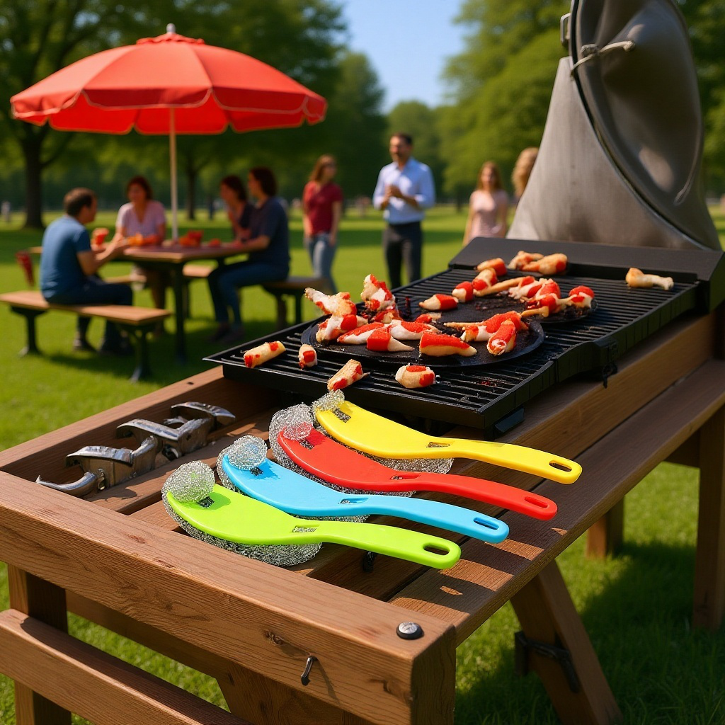 일상용 작은 구부러진 철사와 플라스틱 브러시 청소 도구