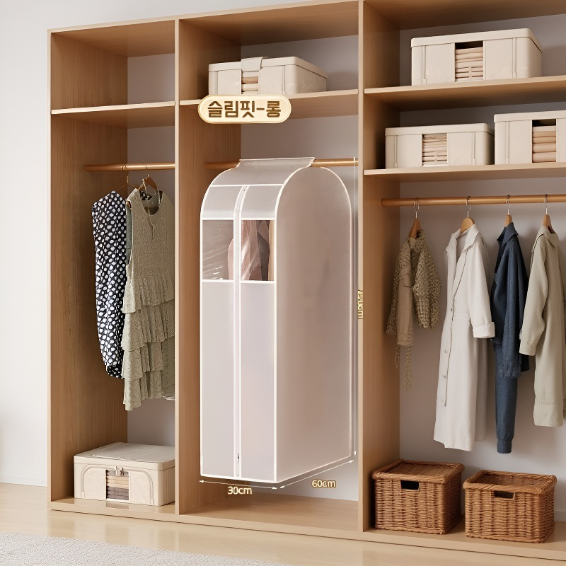  투명 방진 옷 커버