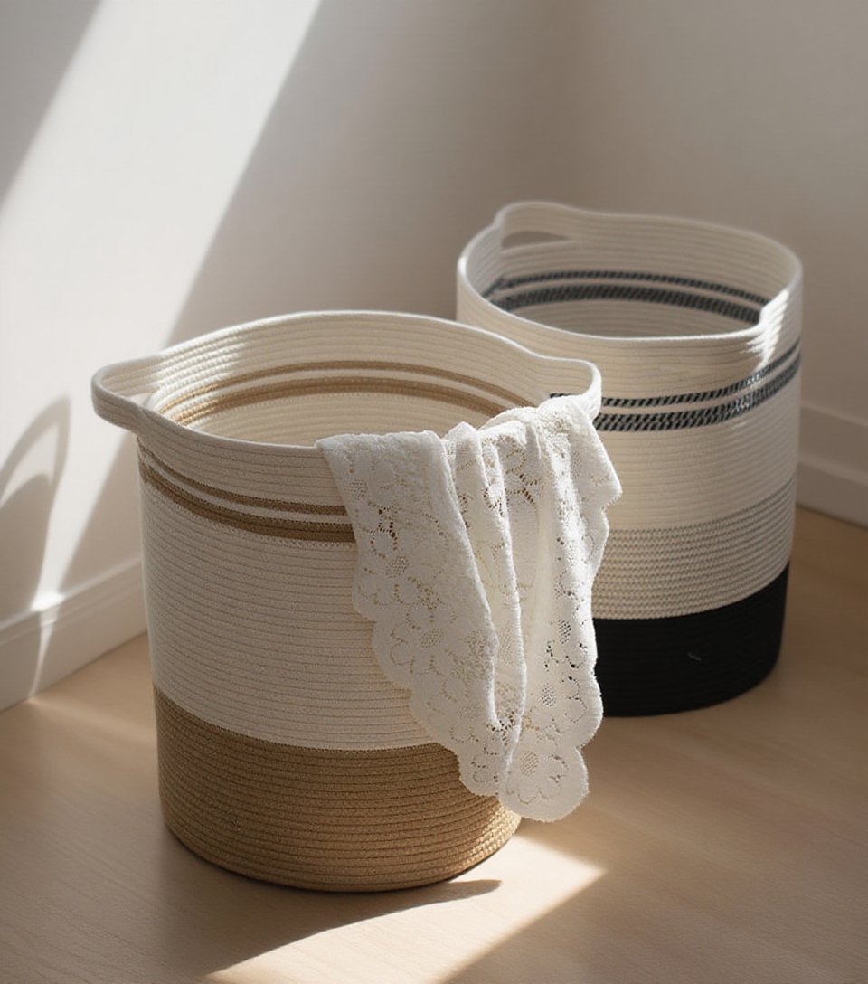 Platzsparender Lagerungskorb für verschiedene Zwecke