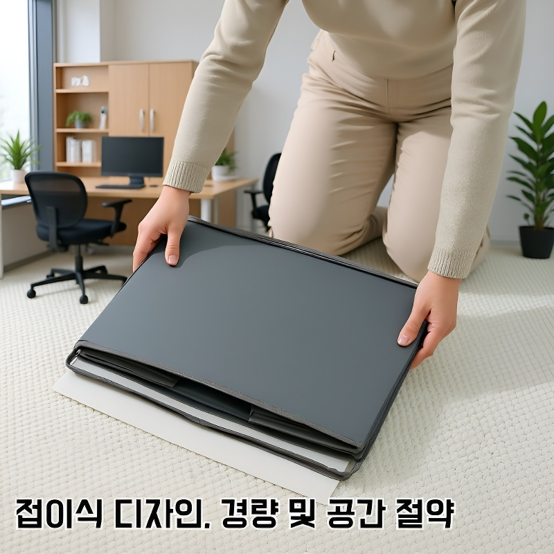 접이식 뚜껑 분리형 수납함