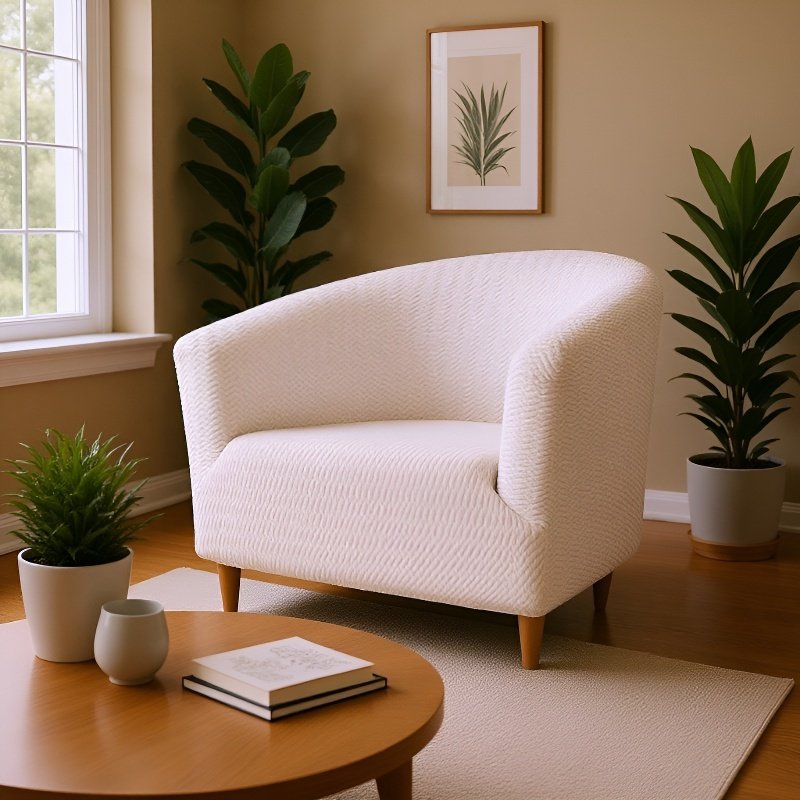 Housse de sofa individuelle extensible épaisse pour café