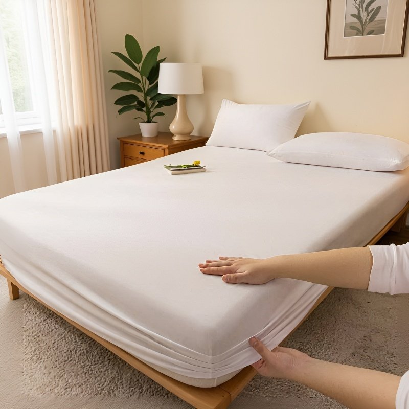싱글 워싱 면 침대 커버 쓰리피스 침대 삿갓 보호 커버 기숙사 싱글 침대 워싱 면 침대 커버 침대 삿갓