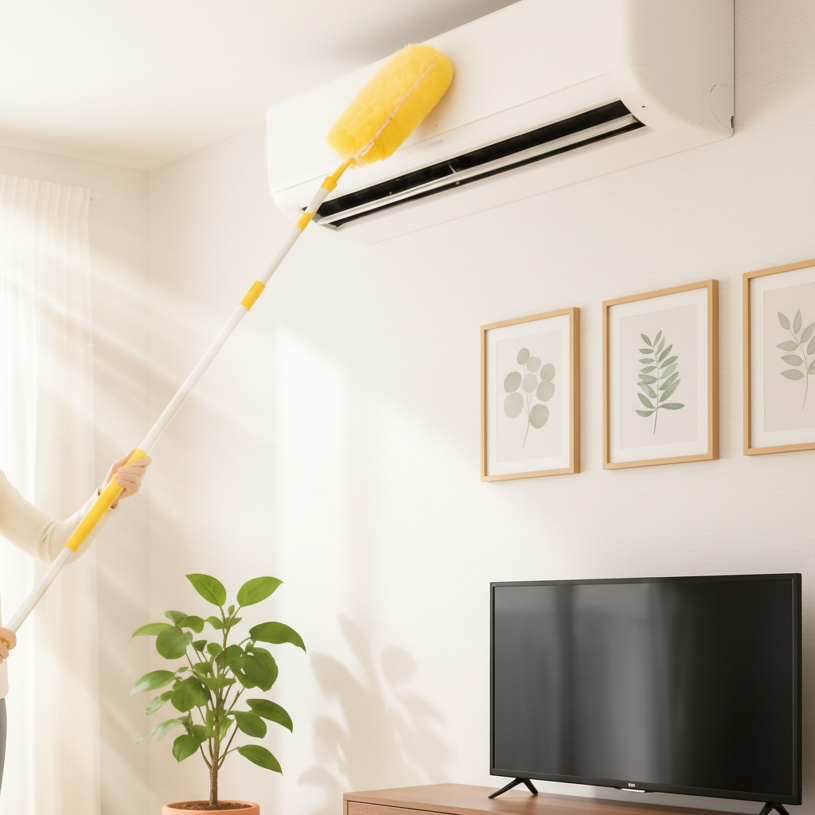Household Telescopic Electrostatic Dust Sweeper
