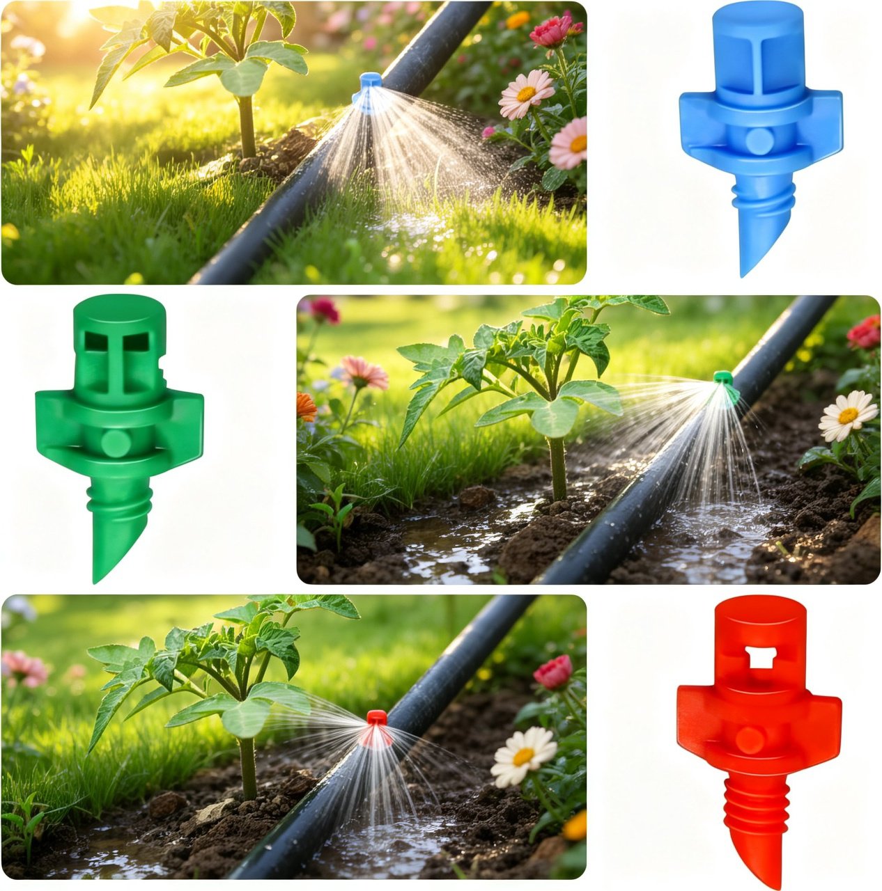Rasen-Sprinkler für gleichmäßige Wasserverteilung