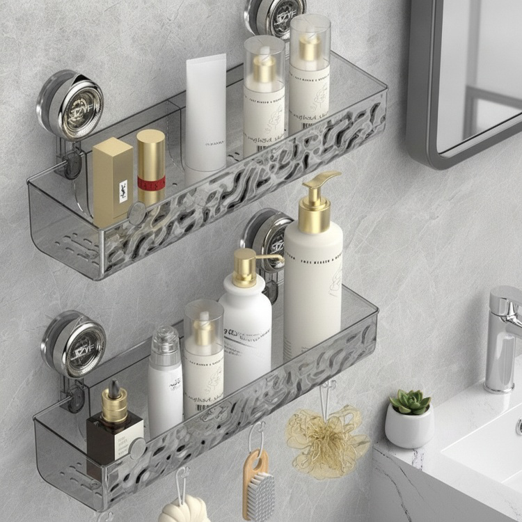 Ripple Suction Cup Shelf