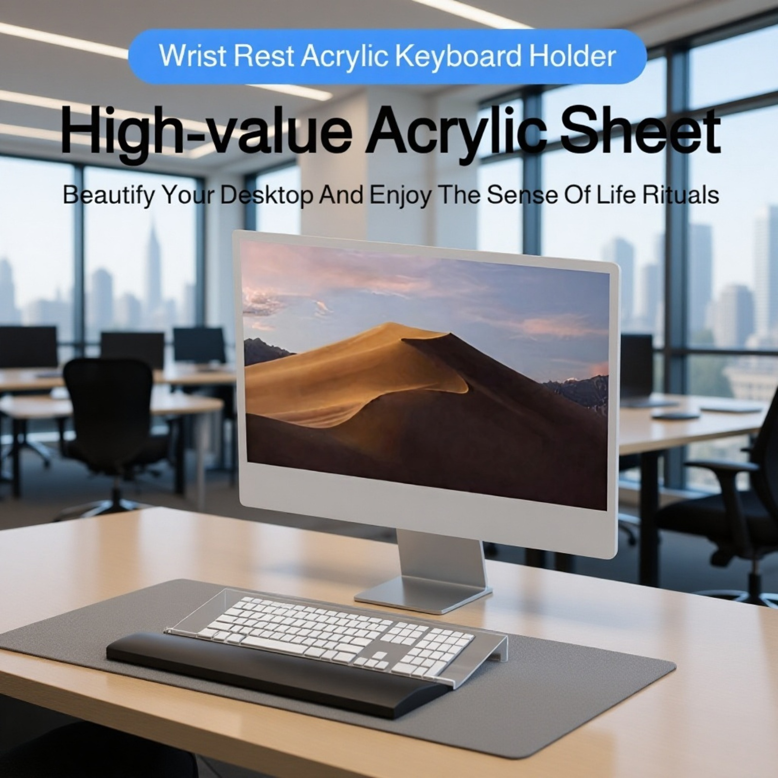 Ergonomic Keyboard Wrist Rest Pad