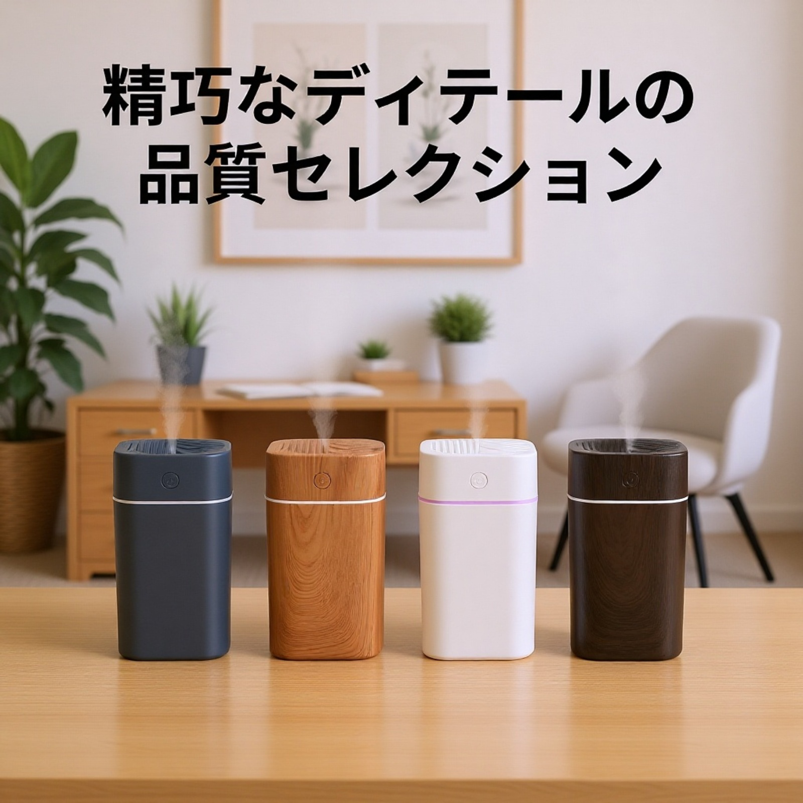 寝室に最適なミニ加湿器