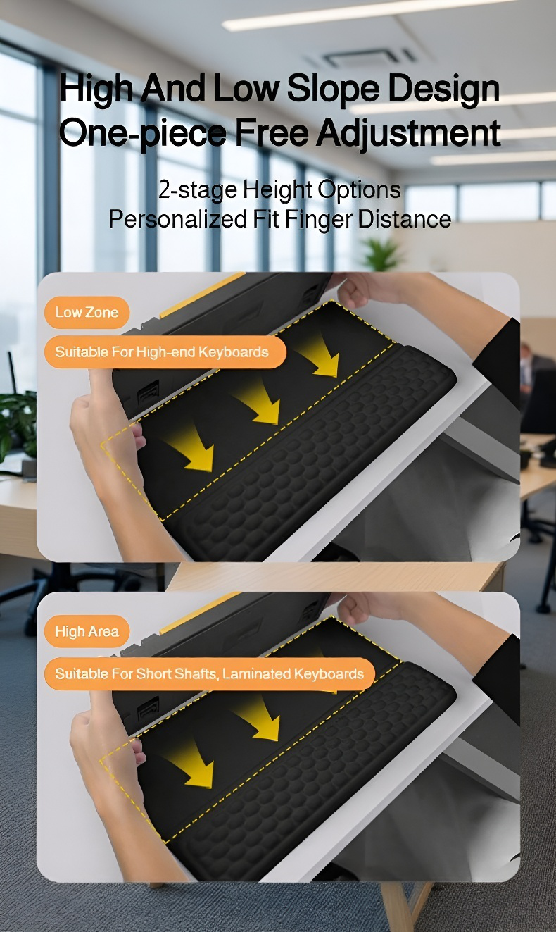 Reposamuñecas portátil para teclado y ratón