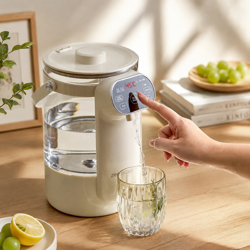 Intelligenter Haushalts-Wasserkocher mit Edelstahl-Innenwand, thermostatisch, für gesundes Trinken