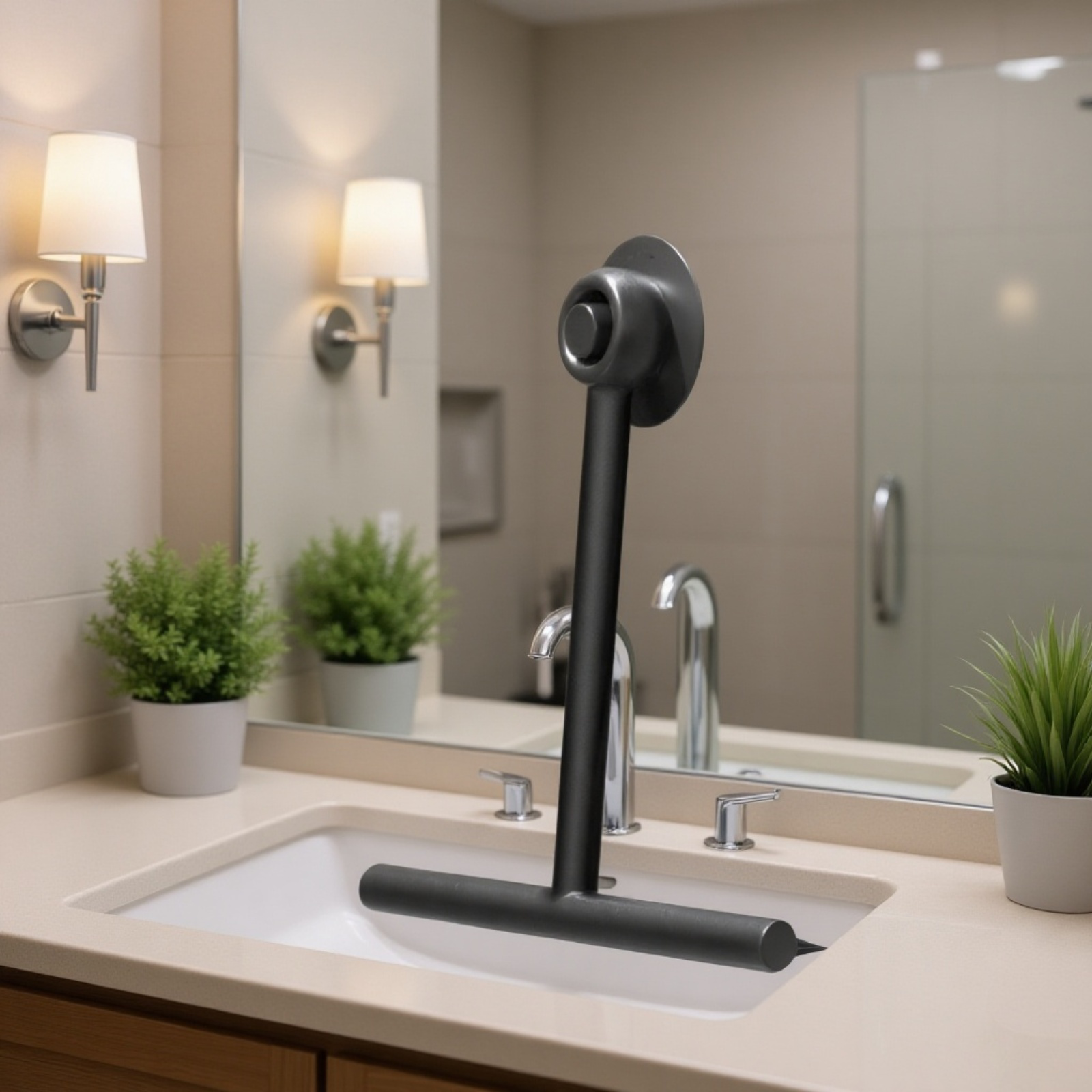 片面シリコンガラスワイパー床キッチン浴室トイレクリーナー車の窓ワイパー