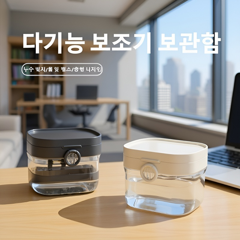 다기능 밀폐 배수 교정기 보관함