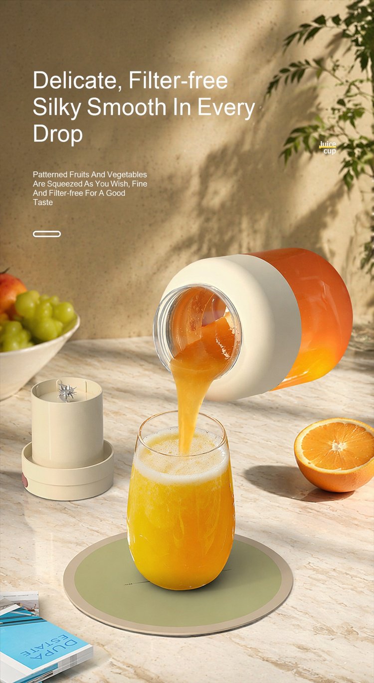 Lightweight and portable electric blender design