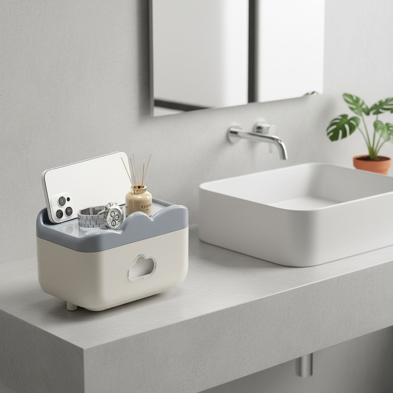 Waterproof Bathroom Tissue Box, Water and Moisture Resistant