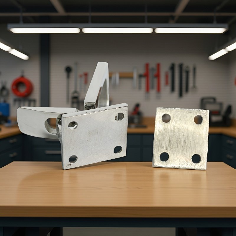 ステンレス製ドアロックストライク